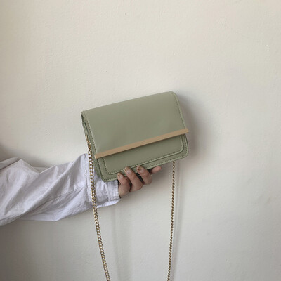 2019 new fashion temperament chain bag simple small fresh shoulder bag female casual wild Messenger small square bag
2019 new fashion temperament chain bag simple small fresh shoulder bag female casual wild Messenger small square bag