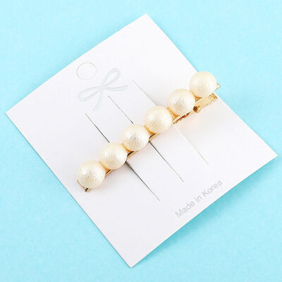 1 Set KoreaSolid Pearl Hair Clips for Women Hair Barrette Hairpins Trendy Handmade Hair Styling Accessories Nice Gifts
1 Set KoreaSolid Pearl Hair Clips for Women Hair Barrette Hairpins Trendy Handmade Hair Styling Accessories Nice Gifts