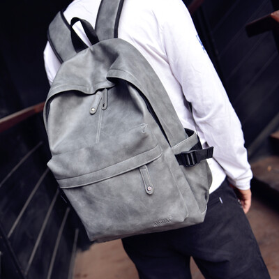 Double-shoulder bag Korean tide business casual fashion travel computer backpack PU leather high school students bag
Double-shoulder bag Korean tide business casual fashion travel computer backpack PU leather high school students bag