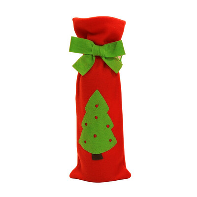 Cute Red Wine Bottle Cover Bags Santa Claus Reindeer Pattern Christmas Home Party Decoration
Cute Red Wine Bottle Cover Bags Santa Claus Reindeer Pattern Christmas Home Party Decoration