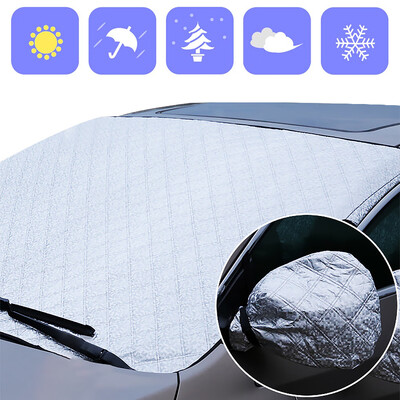 Car WINDSCREEN COVER SUV Magnetic Window Screen Snow Sunlight Frost Ice Dust Protector Cover with Two Mirror Covers
Car WINDSCREEN COVER SUV Magnetic Window Screen Snow Sunlight Frost Ice Dust Protector Cover with Two Mirror Covers