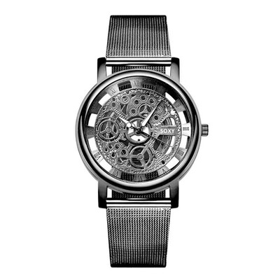 Gobestart Fashion Watch Silver Golden Luxury Hollow Steel Watches Men Women Unisex Hombre Quartz Wristwatch Clock Retro
Gobestart Fashion Watch Silver Golden Luxury Hollow Steel Watches Men Women Unisex Hombre Quartz Wristwatch Clock Retro