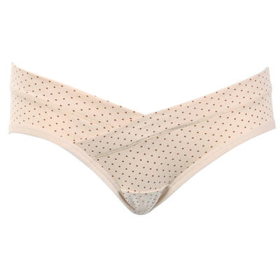 Cotton Pregnant Women Underwear Dots Printed Low Waist Maternity Briefs