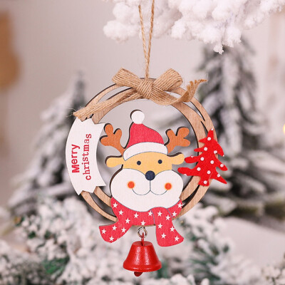 Christmas Ornament Christmas Wood Mini Garland Burlap Bow Hanging Bells And Rattan Ring Pendants
Christmas Ornament Christmas Wood Mini Garland Burlap Bow Hanging Bells And Rattan Ring Pendants