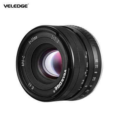 VELEDGE 35mm F12 Super High Resolution Large Aperture Standard Camera Prime Lens Lightweight MF Manual Focus Lens 03m Closest F
VELEDGE 35mm F12 Super High Resolution Large Aperture Standard Camera Prime Lens Lightweight MF Manual Focus Lens 03m Closest F