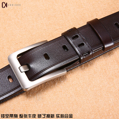 Ins belt mens leather flat pin buckle retro hollow decoration simple casual business single layer leather belt men
Ins belt mens leather flat pin buckle retro hollow decoration simple casual business single layer leather belt men