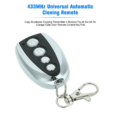 433MHz Universal Automatic Cloning Remote Control Copy Duplicator Copying Transmitter 2 Buttons Touch Switch for Garage Gate Door
433MHz Universal Automatic Cloning Remote Control Copy Duplicator Copying Transmitter 2 Buttons Touch Switch for Garage Gate Door
