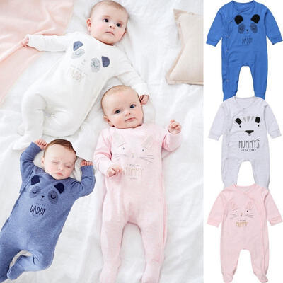 Infant Baby Girl Boys Daddy Mummy Babygrow Sleepsuits Pajamas Romper Bodysuit 
Infant Baby Girl Boys Daddy Mummy Babygrow Sleepsuits Pajamas Romper Bodysuit