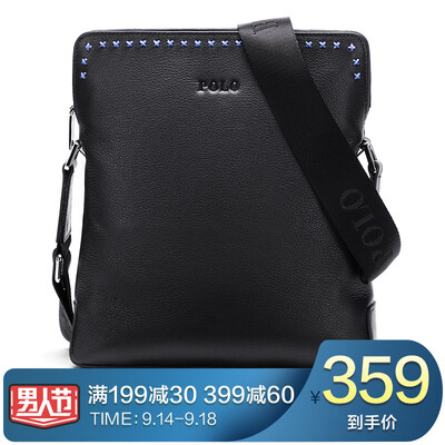 POLO shoulder bag mens bag trend leisure waterproof Messenger bag cowhide backpack ZY042P151J black
POLO shoulder bag mens bag trend leisure waterproof Messenger bag cowhide backpack ZY042P151J black