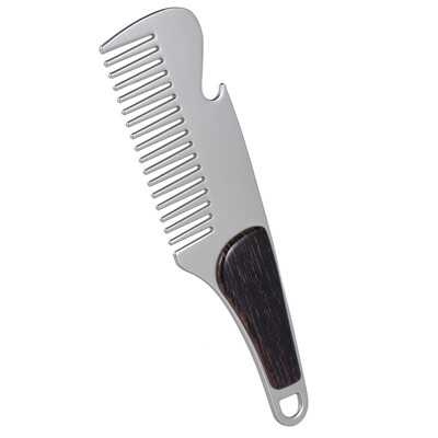 Stainless Steel Beard Comb Mens Shaving Mini Pocket Comb Portable Male Mustache Brush Bottle Opener
Stainless Steel Beard Comb Mens Shaving Mini Pocket Comb Portable Male Mustache Brush Bottle Opener