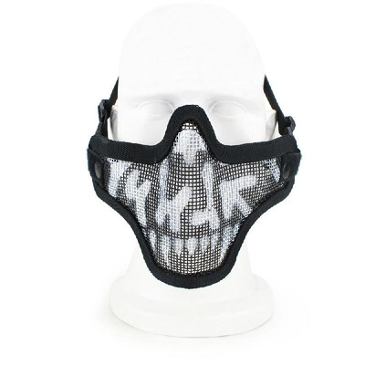 Steel Half Face Mask Protective Mesh Mask Women Teenagers Metal Low Face Mask Paintball Gaming Hunting Training CS Gaming Mask Cos
Steel Half Face Mask Protective Mesh Mask Women Teenagers Metal Low Face Mask Paintball Gaming Hunting Training CS Gaming Mask Cos