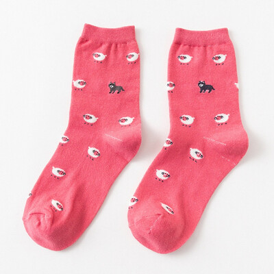 New Fashion Women Cotton Cute Socks Cartoon Cat And Dogs Paws With Dots Happy Funny Socks Woman
New Fashion Women Cotton Cute Socks Cartoon Cat And Dogs Paws With Dots Happy Funny Socks Woman