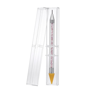 1Pc Rhinestone Dotting Pen Double-headed Nail Dotting Tool Double End Tips Beads Picker Wax Pencil Handle Manicure Tool Purple
1Pc Rhinestone Dotting Pen Double-headed Nail Dotting Tool Double End Tips Beads Picker Wax Pencil Handle Manicure Tool Purple
