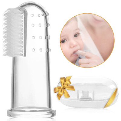 Harding baby baby finger set toothbrush newborn silicone soft hair toothbrush baby oral cleaning 0-2 years old
Harding baby baby finger set toothbrush newborn silicone soft hair toothbrush baby oral cleaning 0-2 years old