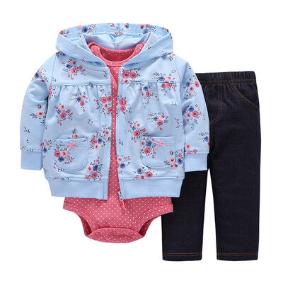 Spring Autumn Cardiganl Hooded Jacket Long Sleeve Short Sleeve Romper Pants One Piece Suit Baby Clothing For 0-2Y
Spring Autumn Cardiganl Hooded Jacket Long Sleeve Short Sleeve Romper Pants One Piece Suit Baby Clothing For 0-2Y