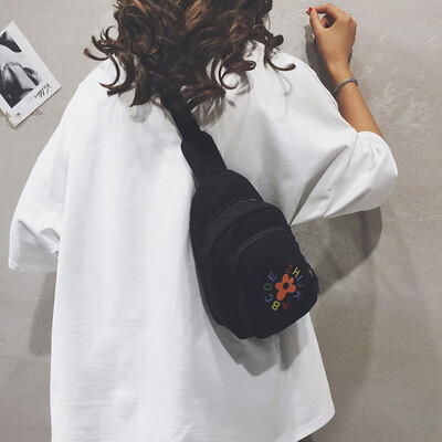 Canvas small bag female 2019 new casual sports chest bag tide Korean fashion wild print girl small bag
Canvas small bag female 2019 new casual sports chest bag tide Korean fashion wild print girl small bag