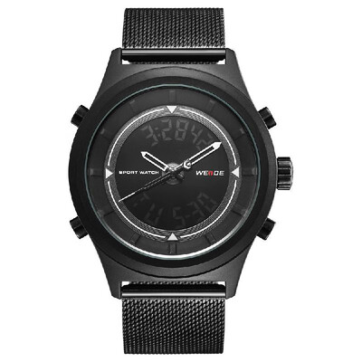 WEIDE WH7305 Quartz Digital Electronic Watch Dual Time Date Week Alarm Stopwatch 3ATM Waterproof Timer Business Men Fashion Casual
WEIDE WH7305 Quartz Digital Electronic Watch Dual Time Date Week Alarm Stopwatch 3ATM Waterproof Timer Business Men Fashion Casual