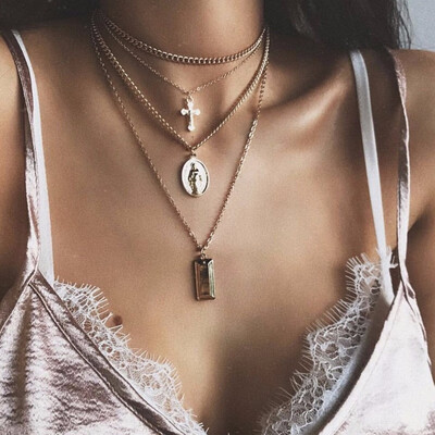 Multi Layer Shell Pendant Necklace For Women Gold Chain Necklace Crystal Choker Necklaces Summer Bohemian Best Friend Jewelry
Multi Layer Shell Pendant Necklace For Women Gold Chain Necklace Crystal Choker Necklaces Summer Bohemian Best Friend Jewelry