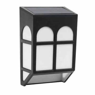 Outdoor Waterproof LED Solar Light Panel Wall Lamp Landscape Fence Lights