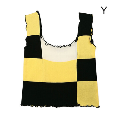 Contrast Color Earmuffs Camisole Fashion Wild Knit Camisole Round Neck Womens Camisole
Contrast Color Earmuffs Camisole Fashion Wild Knit Camisole Round Neck Womens Camisole