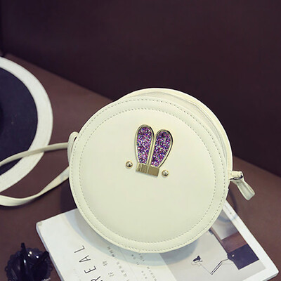 Tailored Fashion Women Single Shoulder Rabbit Ears Small Circular Bag Texture Zipper Bag
Tailored Fashion Women Single Shoulder Rabbit Ears Small Circular Bag Texture Zipper Bag
