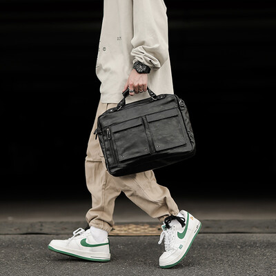 Mens cross-section recreational retro briefcase inclined handbag bag leather Korean version single shoulder bag
Mens cross-section recreational retro briefcase inclined handbag bag leather Korean version single shoulder bag