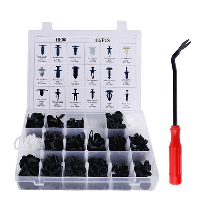 415PCS Car Fasteners Door Panel Retainer Fender Bumper Fixing Clip Universal Vehicle Plastic Nylon Fastener for FordChevrole
415PCS Car Fasteners Door Panel Retainer Fender Bumper Fixing Clip Universal Vehicle Plastic Nylon Fastener for FordChevrole