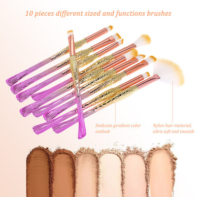 Makeup Brushes Sponge 10Pcs Makeup Brush Set Nylon Hair Cosmetic Brushes Powder Foundation Eyeshadow Lip Brush Makeup Tools Make U
Makeup Brushes Sponge 10Pcs Makeup Brush Set Nylon Hair Cosmetic Brushes Powder Foundation Eyeshadow Lip Brush Makeup Tools Make U