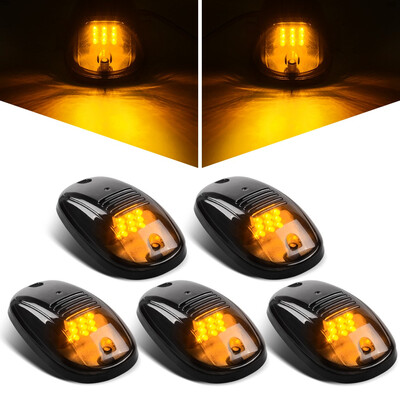 Smoked 5Pcs LED Cab Roof Running Marker Lights with Gasket for 2003-2018 Dodge Ram 1500 2500 3500 4500 5500 PickupTruck
Smoked 5Pcs LED Cab Roof Running Marker Lights with Gasket for 2003-2018 Dodge Ram 1500 2500 3500 4500 5500 PickupTruck