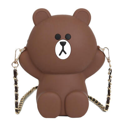 Cute Bear Girl Travel Bag Women Shoulder Messenger Parent-child Coin Purse