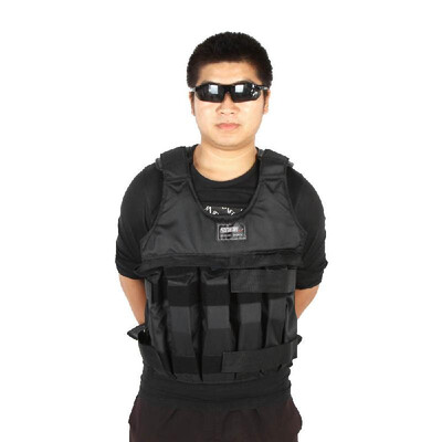 Max Loading 50kg Adjustable Weighted Vest Weight Jacket Exercise Boxing Training Waistcoat Invisible Weightloading Sand Clothing