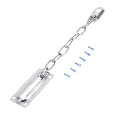 Greensen Stainless Steel Safety Guard Door Chain Security Lock Latch With ScrewsSilver Safety Guard Chain Door Guard Chain
Greensen Stainless Steel Safety Guard Door Chain Security Lock Latch With ScrewsSilver Safety Guard Chain Door Guard Chain