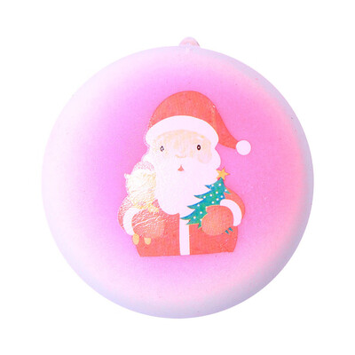 Gotoamei Christmas Santa Claus Slow Rising Scented Relieve Stress Toy Key Pendant