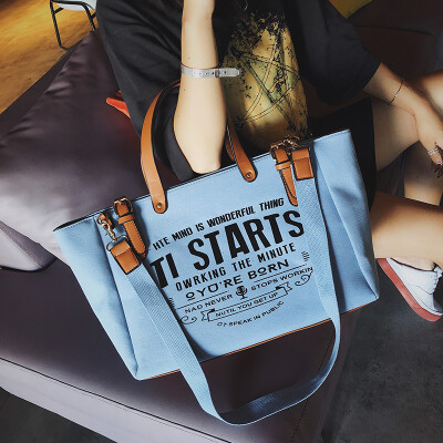 Bag girl 2019 new trendy Korean version of leisure canvas bag handbag large bag one shoulder bag fairy oblique satchel bag bag
Bag girl 2019 new trendy Korean version of leisure canvas bag handbag large bag one shoulder bag fairy oblique satchel bag bag
