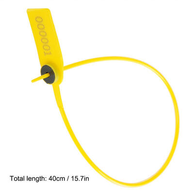 Greensen 100pcs Yellow Package Transportation Truck Plastic Security Seal 40cm Label Cable Ties
Greensen 100pcs Yellow Package Transportation Truck Plastic Security Seal 40cm Label Cable Ties