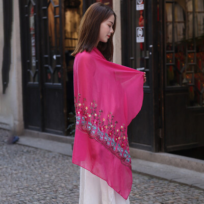 Korean version of cotton&linen women spring&summer wild art long air conditioning large shawl scarf dual-use embroidery ethnic wind scarf
Korean version of cotton&linen women spring&summer wild art long air conditioning large shawl scarf dual-use embroidery ethnic wind scarf