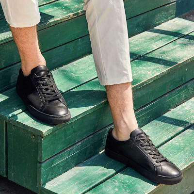 Beijing Tokyo made shoes mens casual small black shoes male couple breathable wild leather black 41
Beijing Tokyo made shoes mens casual small black shoes male couple breathable wild leather black 41