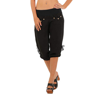 Tailored Women Summer Elastic Waist Boho Check Pockets Pants Baggy Wide Leg Yoga Capris
Tailored Women Summer Elastic Waist Boho Check Pockets Pants Baggy Wide Leg Yoga Capris