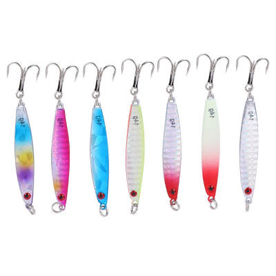 Greensen 7pcs Mini-size Fish Shape Fishing Hard Lure Bait with Hooks Fishing Tackle Tools