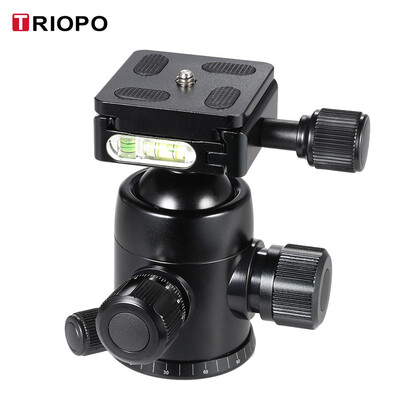 TRIOPO B-2 Tripod Head Ball Head 360 Degree Panorama Head W Built-in Double Spirit Levels & Safety Catch for DSLR Cameras Max Loa
TRIOPO B-2 Tripod Head Ball Head 360 Degree Panorama Head W Built-in Double Spirit Levels & Safety Catch for DSLR Cameras Max Loa