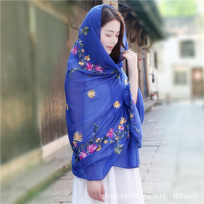 New Nepal retro national wind embroidered cotton&linen scarf sunscreen shawl Lijiang flower embroidery scarves
New Nepal retro national wind embroidered cotton&linen scarf sunscreen shawl Lijiang flower embroidery scarves
