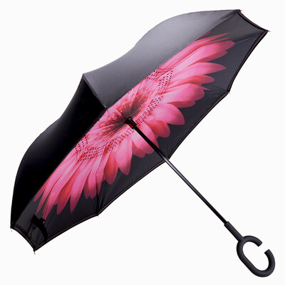 Jiaoxia double-layer hands-free long handle straight rod car reverse umbrella umbrella pink JX18003E
Jiaoxia double-layer hands-free long handle straight rod car reverse umbrella umbrella pink JX18003E