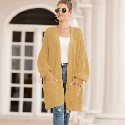 Tailored Women Casual Long Sleeve Knitted Sweater Pockets Long Cardigan Top Coat Outwear
Tailored Women Casual Long Sleeve Knitted Sweater Pockets Long Cardigan Top Coat Outwear
