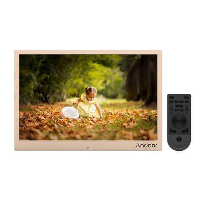 Andoer 13inch LED Digital Photo Frame 1280 800 Resolution Support 1080P Video Random Play Aluminum Alloy with Remote Control Chr
Andoer 13inch LED Digital Photo Frame 1280 800 Resolution Support 1080P Video Random Play Aluminum Alloy with Remote Control Chr