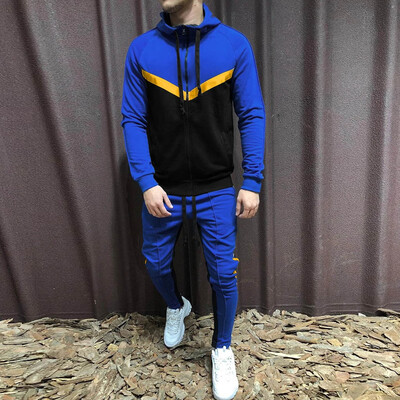 Toponeto Mens Autumn Winter Patchwork Sweatshirt Tops Pants Sets Sports Suit Tracksuit
Toponeto Mens Autumn Winter Patchwork Sweatshirt Tops Pants Sets Sports Suit Tracksuit