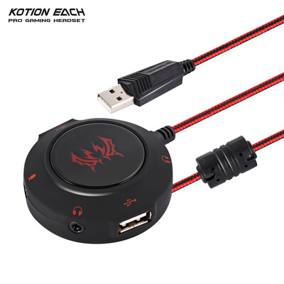 KOTION EACH S2 External USB Sound Card Plug&Play Stereo Headset Adapter for PC Laptops PS4
KOTION EACH S2 External USB Sound Card Plug&Play Stereo Headset Adapter for PC Laptops PS4