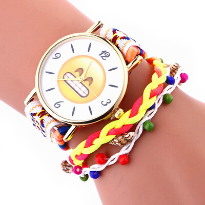 Fashion Cute Bracelet Watch Women Gifts Student Watch with Hand Braided Watch Wristwatch
Fashion Cute Bracelet Watch Women Gifts Student Watch with Hand Braided Watch Wristwatch