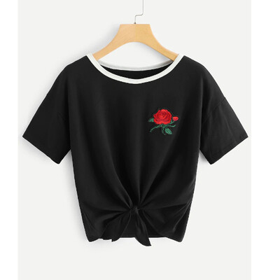 Nomeni Fashion Womens Bandage T-Shirt O-Neck Short Sleeve Embroidery Applique Tops Tee
Nomeni Fashion Womens Bandage T-Shirt O-Neck Short Sleeve Embroidery Applique Tops Tee