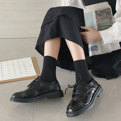 Flat soles soft soles comfortable round heads casual shoes bright leather shoes college wind students shoes single shoes a
Flat soles soft soles comfortable round heads casual shoes bright leather shoes college wind students shoes single shoes a