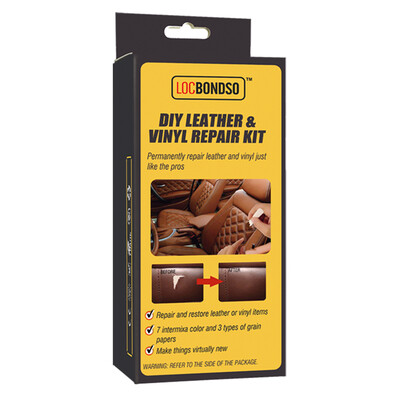 LOCBONDSO DIY Automotive Car Seat Leather Vinyl Repair Kit Leather Restoration Tool for Sofa Holes Scratch Damage
LOCBONDSO DIY Automotive Car Seat Leather Vinyl Repair Kit Leather Restoration Tool for Sofa Holes Scratch Damage